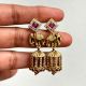 Handmade Brass Metal Jewellery Elephant Jhumka Earrings
